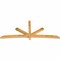 Ekena Millwork Alberta Rough Sawn Timber Gable Bracket, Western Red Cedar, 108"W x 45"H x 4"D x 4"F, 10/12 Pitch GBW108X45X0404ALB00RWR - alternate 3